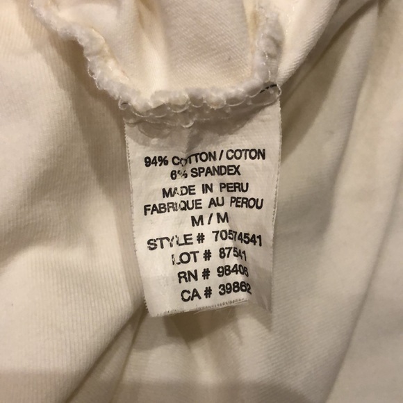 Theory Cream Stretch Cowl Neck Short Sleeve Top - Picture 7 of 7